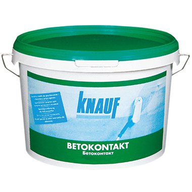 Knauf Бетоноконтакт – грунтовка для слабовпитывающих поверхностей 